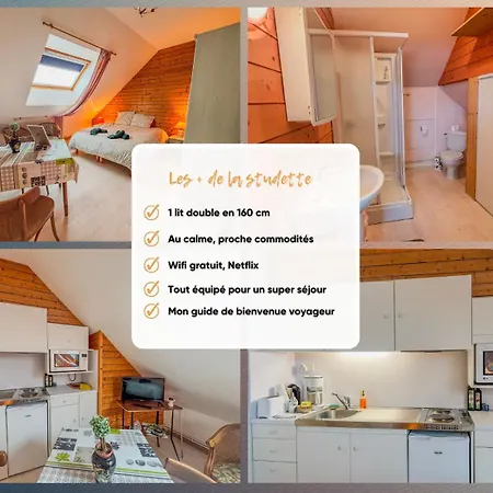 Сasa de vacaciones Charmante Studette Au Calme Avec Terrasse Et Parking